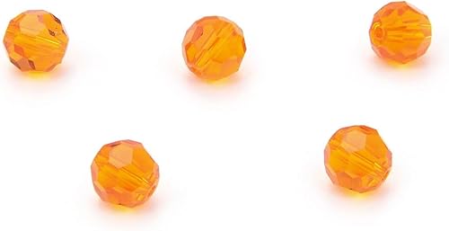 Miniatura 4 de 200 cuentas de cristal redondas sueltas facetadas de Adabele austriaco de 0.236 pulgadas (0.236 in) compatibles con 5000 cristales de Swarovski