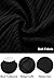 OUGES Women's 2023 Black Sweaters Lightweight Long Sleeve Mock Neck Cable Rib Knit Winter Pullover(Black, L)