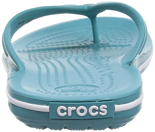 Image of Crocs Unisex's Crocband Flip Flops, Turq Tonic, 45-46