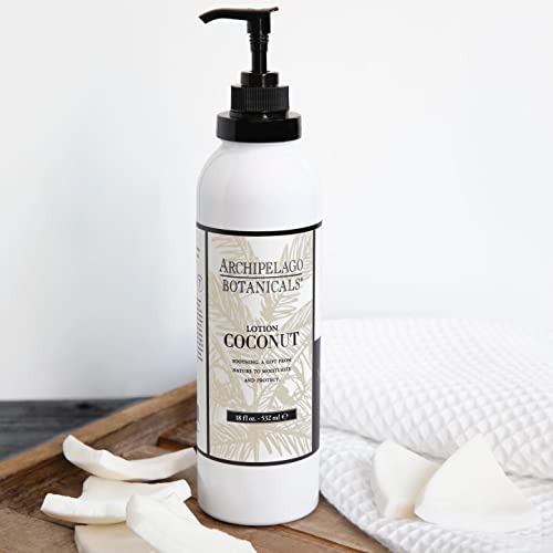 Archipelago Botanicals Coconut Lotion | Nourishing, Hydrating Daily Body Lotion | Free From Parabens, Phthalates And Gmos (18 Oz) #TOP1