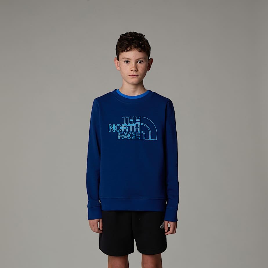 Sweatshirt The North Face B Drew Peak Light Crew Mixte coton léger