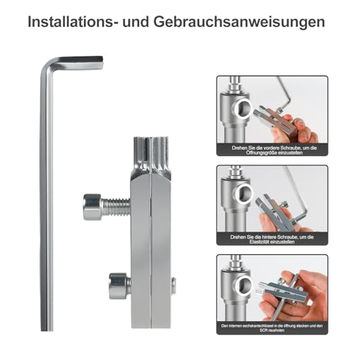 Gebrochener Kopf Schraubenausdreher - General Winkelventil Draht Auszieher, Tragbar Werkzeug zum Entfernen Abgenutzter Schrauben, Werkzeug zum Ausdrehen von Kaputten Rohren für Heimwerker