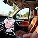 Pink Mini Dried Flowers Bouquet for Car Air Vent Clips, Car Air Outlet Perfume Decoration FlowerVent Clips Air Fresheners Interior Accessories Automotive