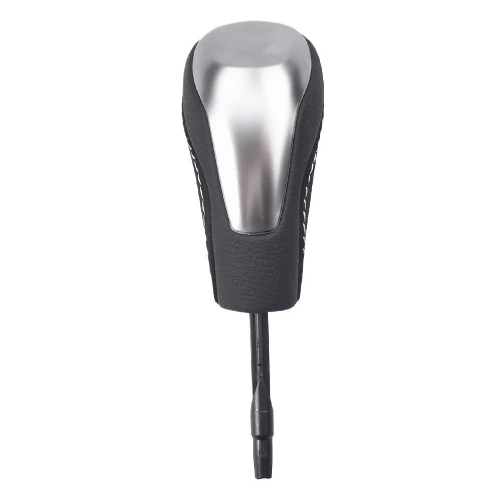 Wxnlbb Short Type Car Leather Gear Stick Shift Knob Compatible With E81 E82 E87 E90 E91 E92 E93 E36 E46 E39 E38 E53 E83 E60 E61(Short Type)