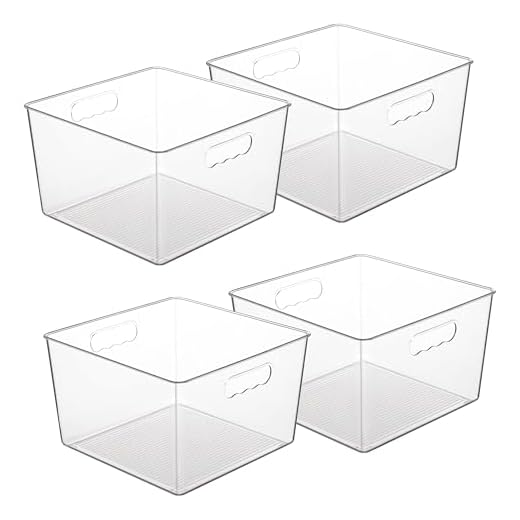 23+ Essential Tips for Organizing Your Medicine Cabinet 2 Vtopmart 4 Pack Extra Large Clear Plastic Storage Bins,11x11 Cube Acrylic Organizer Square Containers with Handle for Pantry,Closet,LaundryRoom,Kitchen,Bathroom,UnderSink Organization