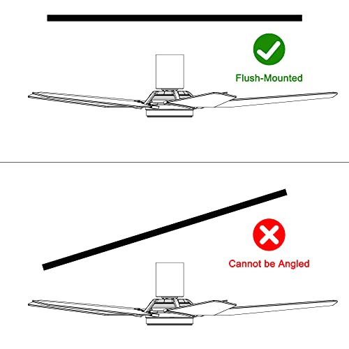 Smaair 52 Inch Smart Ceiling Fan With Lights,Remote Control And Dimmable Light Kit,Compatible With Alexa/Google Assistant/Siri Shortcut/App,5Blades Indoor And Outdoor Ceiling Fan (Black/Gold) #TOP6