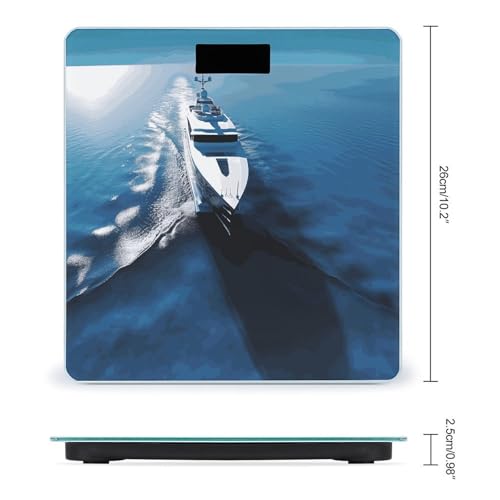 Báscula Digital para Baño con Medidor de Cinta 400 lb miniatura 2