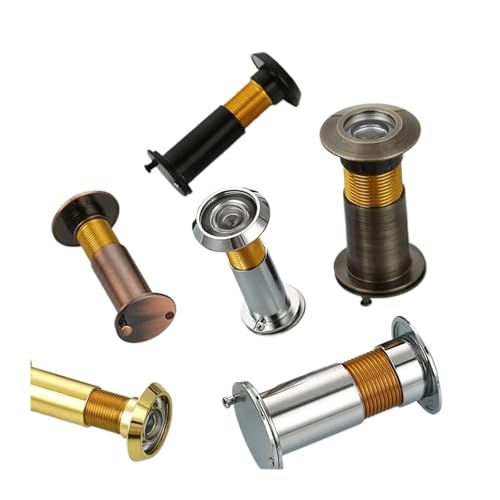 Peep Holes for Door 8-Piece Anti-Slip Peephole Door Camera, 26mm Diameter, Door Hardware Tools(Black-26mm)