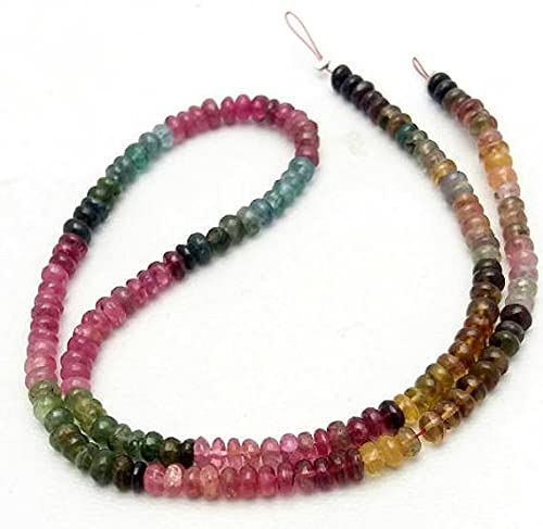 Rondelles de tourmaline lisses 3mm à 4mm pour réparer et restaurer vos bijoux