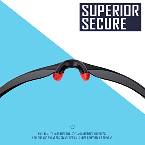 Image of SAUCER Replacement Nose Pieces Pads & Earsocks Temple Sleeve Rubber Kit for Oakley Half Jacket | Half Jacket XLJ Sunglass