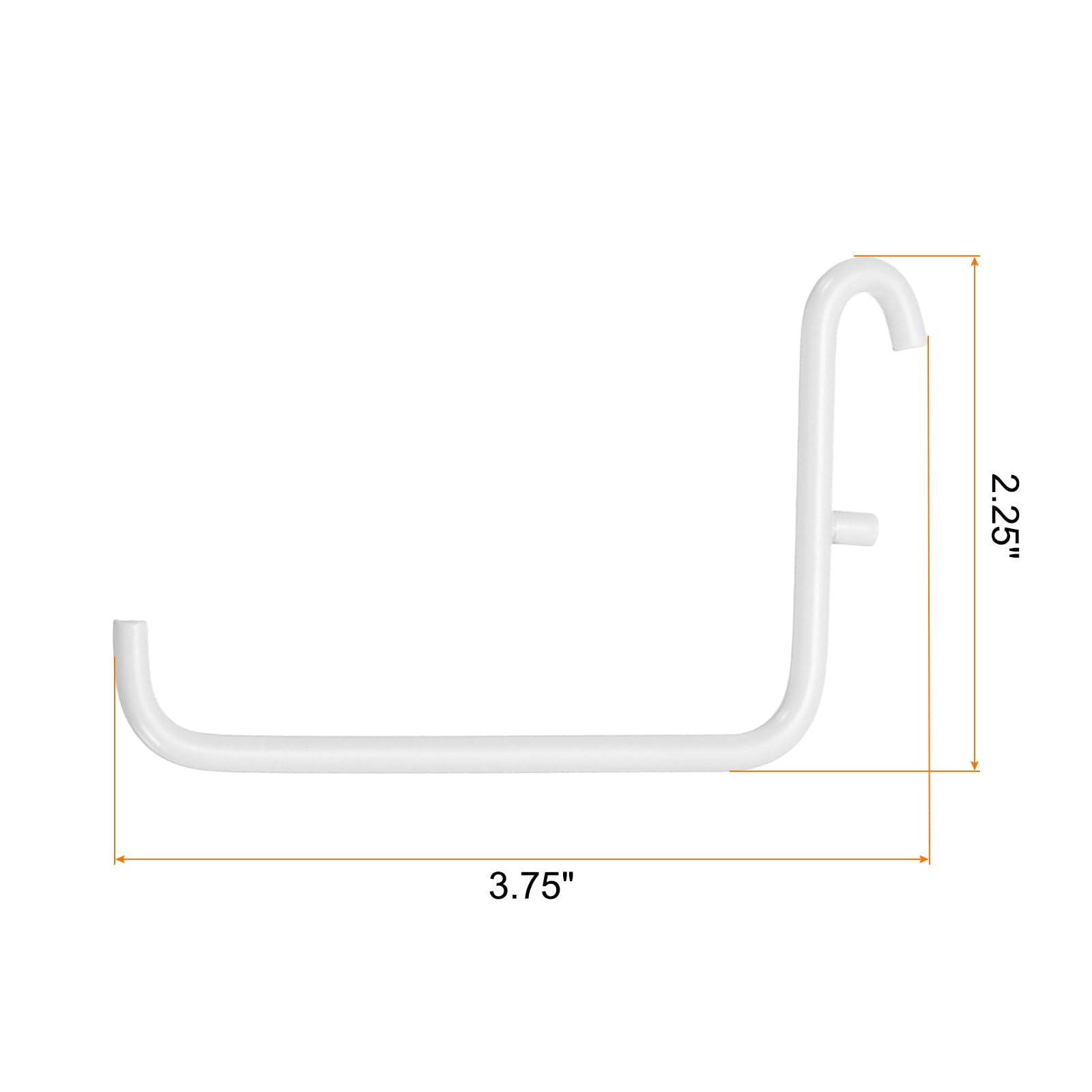 HARFINGTON 2pcs L Style Pegboard Hooks 3.75