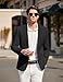 COOFANDY Mens Casual Blazer Suit Jacket Slim Fit Fashion Lightweight Sport Coats, Black, Large