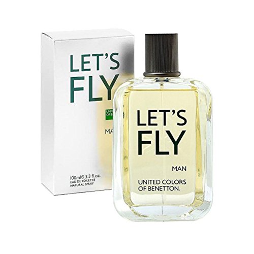 BENETTON Let's Fly Eau de Toilette Spray, 3.4 Fluid Ounce