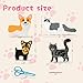 CiyvoLyeen Sewing Kit for Kid Beginner Arts & Crafts 12 Easy DIY Projects of Stuffed Sewing Set Animal Toys of Puppies & Kittens Kit Toy Gift for Girl Boys Learn to Sew