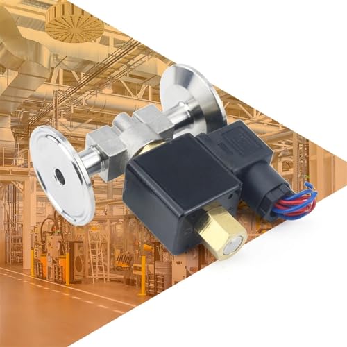 Válvula solenoide de 1/4 normalmente abierta AC110V con triple abrazadera K25.4mm 7