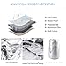 Car Cover Waterproof All Weather Compatible with Land Rover Defender 90 110 2004-2018，Car Cover Sun Hail UV Snow Dust Protection Cover Exterior Accessories ((110) Silver)