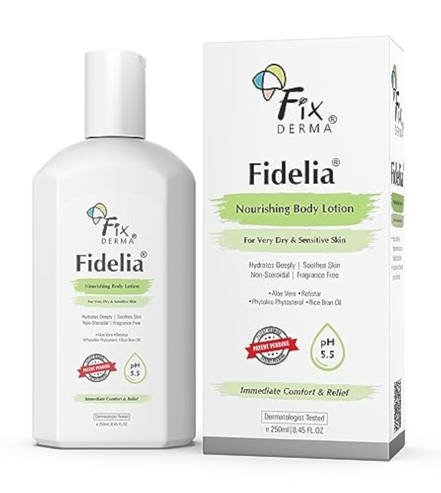 Fidelia Nourishing Body Lotion, Moisturizer for Face & Body, 500g