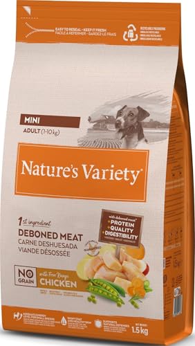 Nature's Variety No Grain Pienso para Perros Adultos con Mini con Pollo - 1,5kg