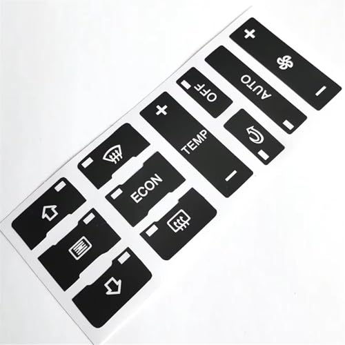 Sticker bouton climatisation auto pour Audi A2 A3 : voyagez confortablement
