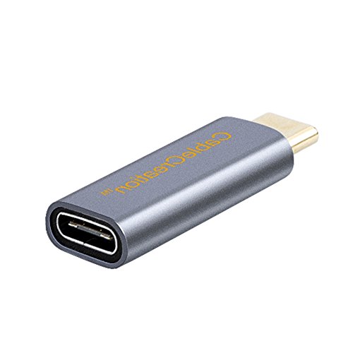 CableCreation USB C Male to Female Adapter, USB 3.1 Type C Extension Convertor 10Gbps, Compatible with MacBook Pro, iPad Pro, Samsung DeX Station, Oculus Quest Link, Galaxy S9/S9+/S10/Note9 etc, Gray