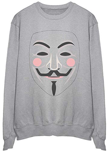 Sweatshirt pullover rose Anonymous taille XXL pour femme coupe ample