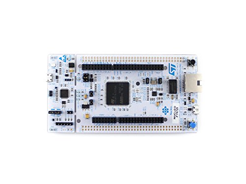 Image of STM32 Nucleo-144 development board with STM32F767ZI MCU, supports Arduino, ST Zio and morpho connectivity