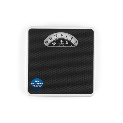 Balance mécanique de salle de bain Salter pèse-personne noir 133 kg sans pile