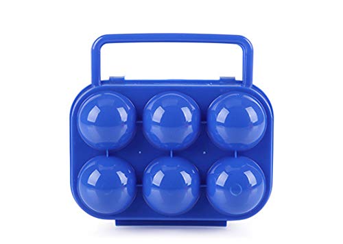 6 Griglia Porta Uova da Frigo, Portauova Frigorifero, Contenitore per Uova, Porta Uova Plastica Trasparente, Portauova Impilabile con Coperchio per Frigorifero Cucina Picnic All'Aperto