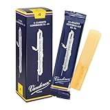 Vandoren CR154 - Caja de 5 cañas tradicional para clarinete contrabajo