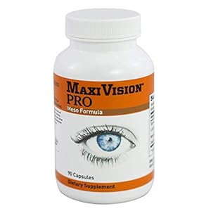 MaxiVision® PRO Meso Formula – Mesozeaxanthin – Lutein – Zeaxanthin – 90 Capsules, 1 Bottle