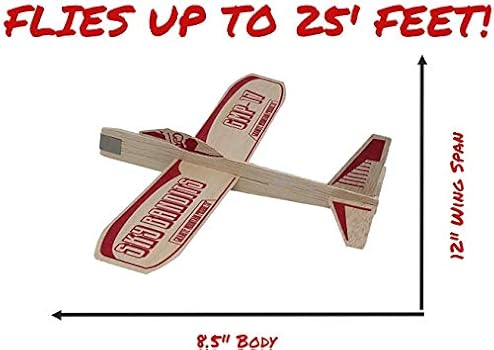 Balsa Wood and Styrofoam Airplane Toys 