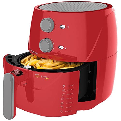 Fritadeira Sem Óleo Cadence Super Light Fryer Colors, 3,2L, Vermelha, 110V, FRT551