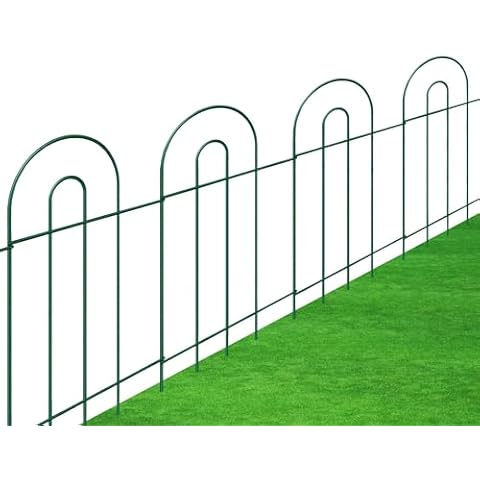 MTB SUPPLY 10ft Folding Green Garden Border Fence Cover