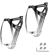 ROCKBROS Bike Water Bottle Holder - Lightweight Aluminum Bike Water Bottle Cage Brackets Adjustab...