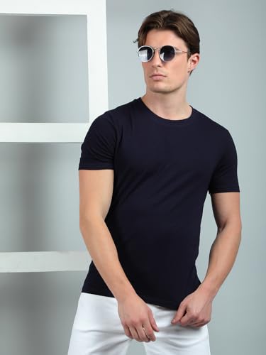 Image of Dollar Pack of 1 Cotton Solid Men Tshirt