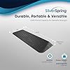 Silver Spring Solid Rubber Threshold Ramp 1 Rise 1,500 lb. Capacity for Wheelchairs and Power Scooters Indoor Outdoor Use