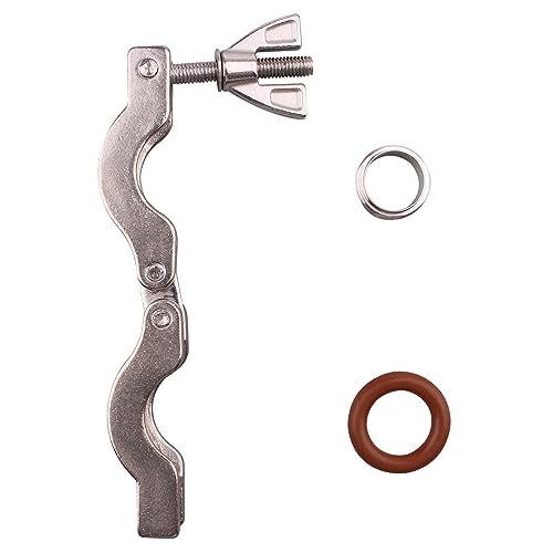 Image of DERNORD KF-16 Wing Nut Clamp Flange Quick Clamp Stainless Steel 304 with Centering O-Ring （Pack of 5）