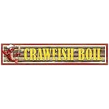 Crawfish Boil Banner Party Accessory (1 count) (1/Pkg)