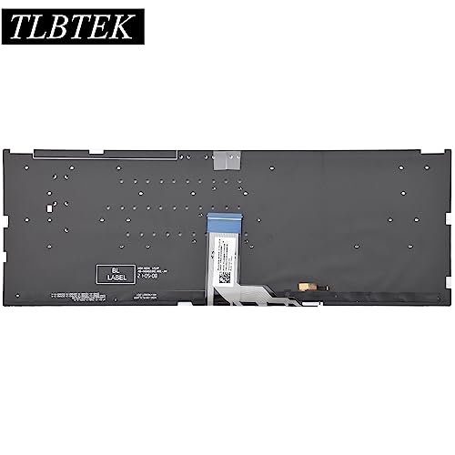 TLBTEK Backlight Laptop Keyboard Replacement Compatible with Asus Vivobook 15 F512 F512DA F512JA F512FA F512UA, Vivobook X512 X512FA X512DA X512JA X512UA Series Laptop