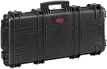 Explorer Cases RED7814.BCV 31" RED Waterproof Gun Rifle Case with Double Layer Convoluted Foam (Black)
