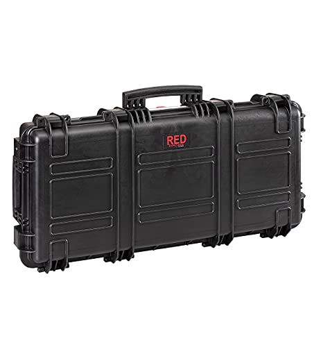 Explorer Cases Red7814.Bcv 31" Red Waterproof Gun Rifle Case With Double Layer Convoluted Foam (Black) #TOP1