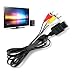 Agatige N64 AV Kabel, 1.8m Audio Video AV Kabel Audio TV Video Kabel A/V Composite RCA Kabelstecker Adapter für N64 Spiel TV HDTV DVD Fernseher Monitor