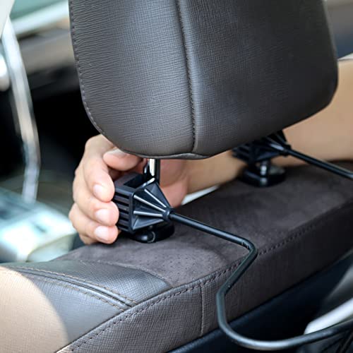 GEEDAR Cowboy Hat Holder Rack for Truck SUV Car (Keep Hat Shape) Car Clothes Hanger Bar Coat Hanger Hard Hat Holder for Truck Seat Car Accessories - Thumbnail 3