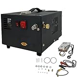 Generic Hochdruck-Luftkompressorpumpe, PCP-Luftkompressor, 30 MPa/4500 PSI, 8-mm-Schnellkupplung, Paintball-/Tauchflaschen-Kompressorpumpe