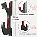 Eforlife 2/Set Sword Hook Wall Mount Samurai Sword Hanger Display Holder Adjustable for Katana Wakizashi Tanto Genji Sword Weapon Rack (2-Tier Padded)