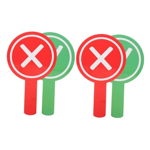 SEWACC Handwrite Board 4pcs Hand Holding Scoreboard for Auction and Classroom Tools