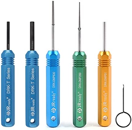JRready Bundle with 2 Items: ST5229 Removal tool KIT Work with ST5211 Extractor Tools for JST/AMP .062″ /Molex .062″ & .093”/AMP Super Seal1.5 /Metri Pack 150,280/TE 968880,968849 Male and Female Conn