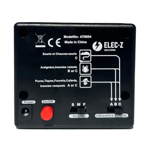Satenco RP1 Ultraschall-Abwehrmittel, effektiv, gegen Fledermäuse, Insekten, Nagetiere, Kakerlaken, Spinnen, Zecken, Flöhe