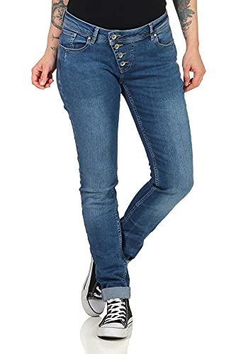 Buena Vista Jeans Damen - Malibu - Stretch Denim - helleres Jeansblau (M)
