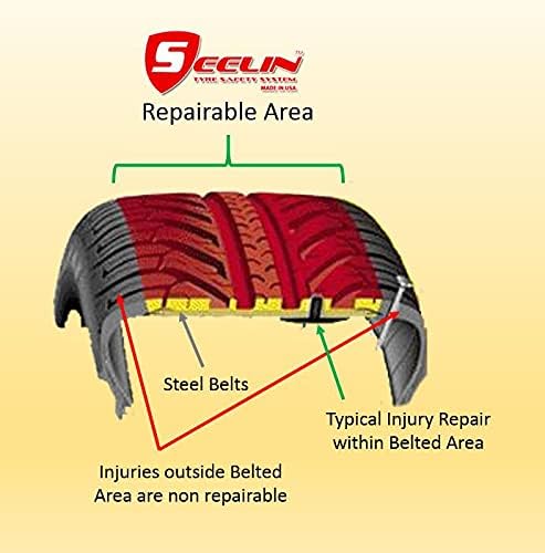 Image of Seelin Anti-Puncture Tyre Sealant (350ml) HS with DIY KIT (Do it Yourself) | Tube Less Tyres | Anti Puncture Liquid | | Tyre Protection | Pack of 1 | Single TYRE (Scooters)